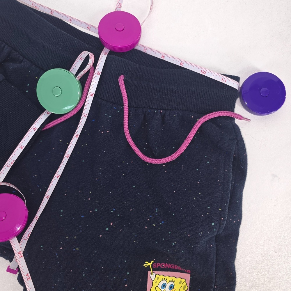 Nickelodeon Spongebob SquarePants Joggers XS Blue Best Friends Club Sweatpants - Picture 3 of 16